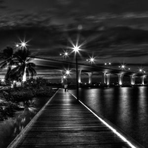 Mysterious Night at Roosevelt Bridge