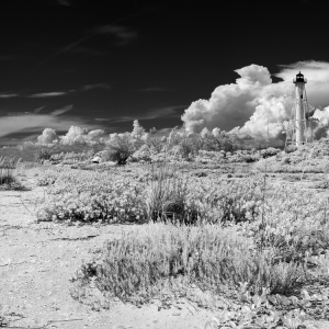 Rear Range Lighthouse in Infrared