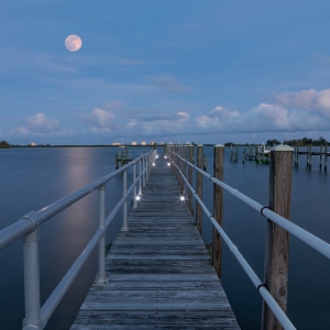 Full Moon Over the Indian River