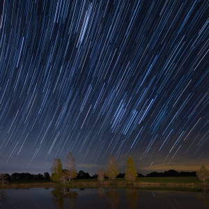 Star Trails Over Eastern Sky