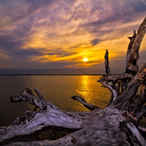 Sunset on the Lagoon