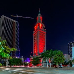 Freedom Tower Illuminated