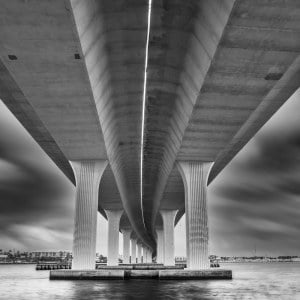 Late Afternoon Under the Roosevelt Bridge