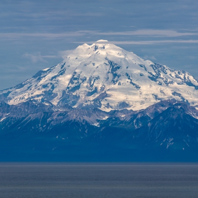 Morning at Redoubt Volcano