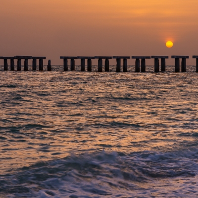 Sunset Over the Pier