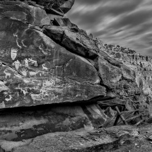 Owl Petroglyph Panel